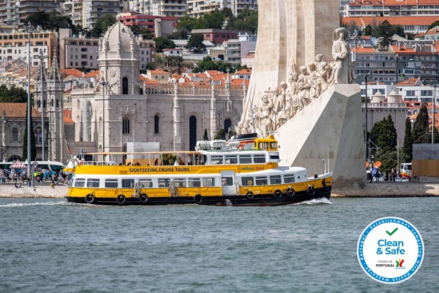 Lisbon: Tagus River Yellow Boat Cruise - How the Landmark Views Feel From the Water