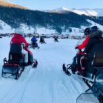 Livigno: Snowmobile Ride on Lake Livigno in the Alps - The Experience of Driving Your Snowmobile