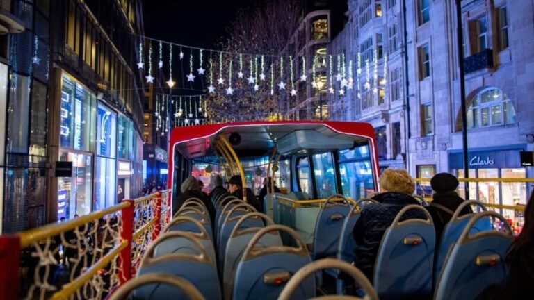 London: Christmas Lights Open-Top Bus Tour - Route Details and Highlights