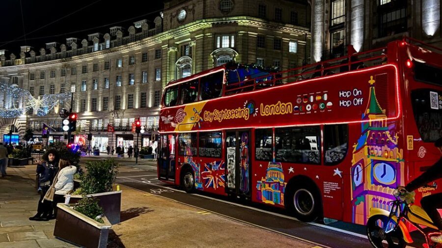 London: Christmas Lights Sightseeing Open-Top Bus Tour - The Landmarks and Sights