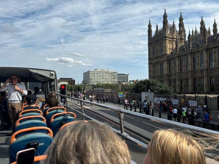 London Hop-on-Hop-off Bus Tour with Cruise & British Museum - Additional Activities and Meeting Points