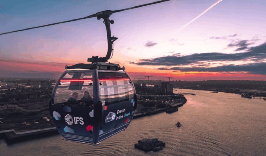 London: IFS Cloud Cable Car Champagne Experience - How Does the Experience Work?