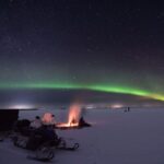 Luleå : Northern Lights Tour on a Snowmobile drawn Sled - The Scenic Route and Stops