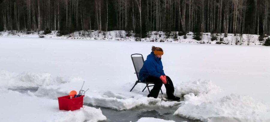 Luosto: Private Ice Fishing Tour on the frozen river - The Overall Value