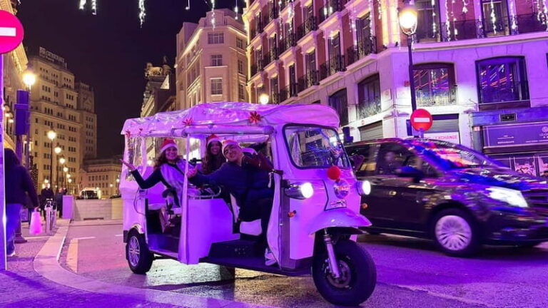 Madrid: "Christmas Tuk Tuk. Luxury Lights and Joy Ride" - Who Will Appreciate This Tour?