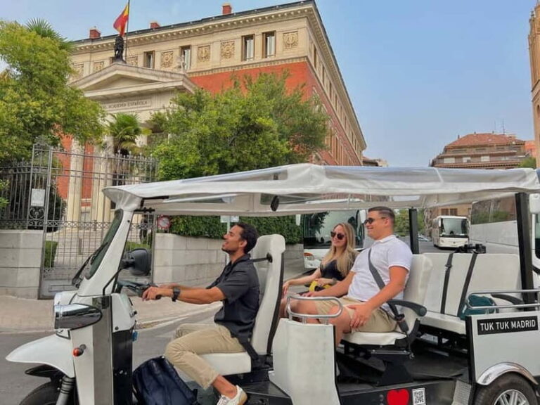 Madrid: Discover the City by Private Electric Tuk Tuk - The Experience in Detail