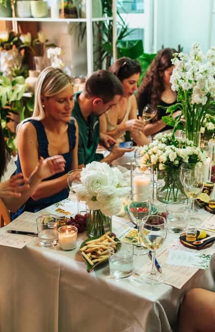 Madrid: Sensory wine tasting + floral arrangement included - What to Expect from the Experience