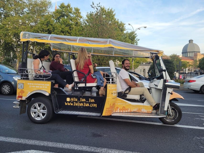 Madrid: Traditional Tour wh Private guide in yellow Tuk Tuk - Detailed Breakdown of the Itinerary