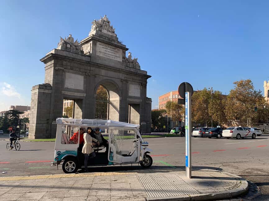 Madrid Tuk Tuk Highlights tour - The Experience: Pros and Cons