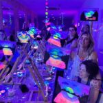 Madrid: Wine Gogh Glow Academy Paint and Sip Classes - The Art and Wine Pairing
