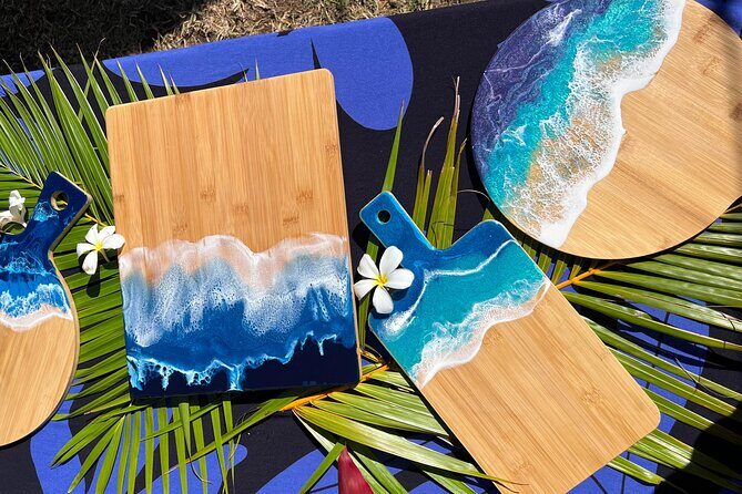 Make your own Maui Souvenir/Ocean resin class - The Experience in Detail