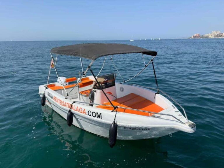 Malaga: Boat rental without license - What’s Included and What You Should Bring