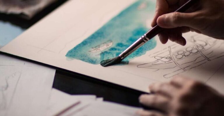 Malaga: Drawing & Painting Lesson Outdoors - The Value of the Experience