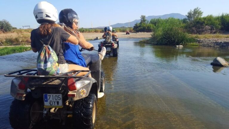Málaga: Off-Road 2-Seater Quad Tour through Land and River - Key Points