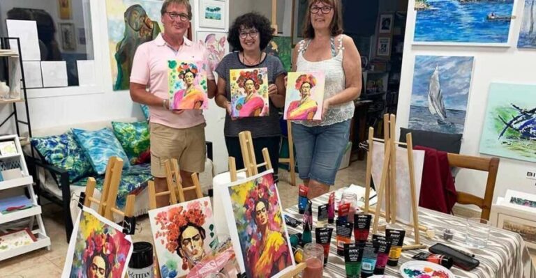 Mallorca/Porto Cristo: Paint your own Frida Kahlo - What to Expect from the Frida Kahlo Painting Workshop