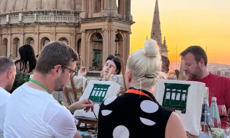 Malta: Original Sip & Paint Experience with Wine - Breaking Down the Itinerary