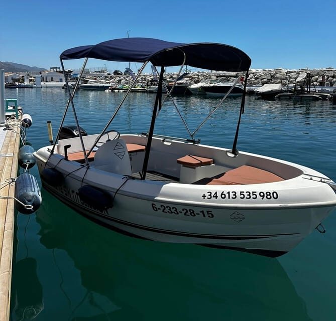 Marbella: Puerto Banús Boat Rental with No License Needed - What to Expect During Your Trip
