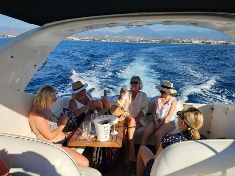 Marbella: shared cruise 2-4 hours on luxury yacht Targa 37 or Targa 48 - The Experience: What to Expect on Board