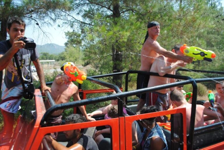 Marmaris Jeep Safari Water Fight, Colour and Foam Party - The Itinerary and What You Can Expect