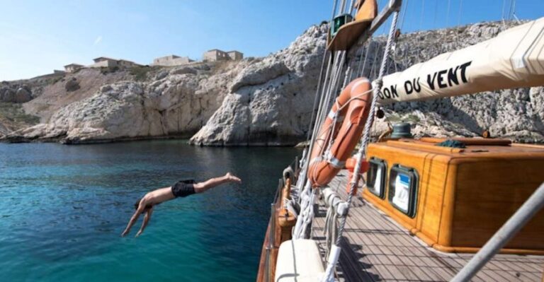 Marseille: Calanques Sailing Day Trip with Lunch and Wine - Benefits and Drawbacks