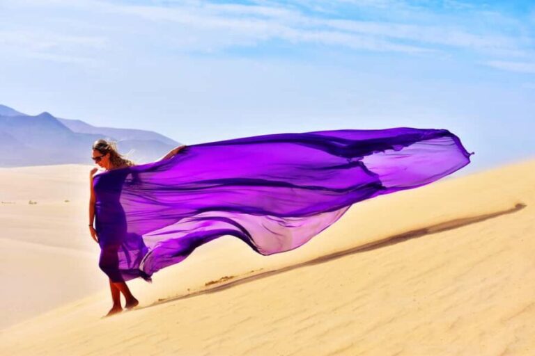 Maspalomas: Flying Dress Photoshoot in Sand Dunes - The Photos and Experience Quality