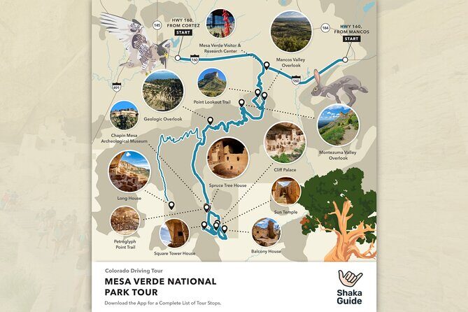 Mesa Verde National Park Self-Guided Audio Tour - Breakdown of the Itinerary and Sites