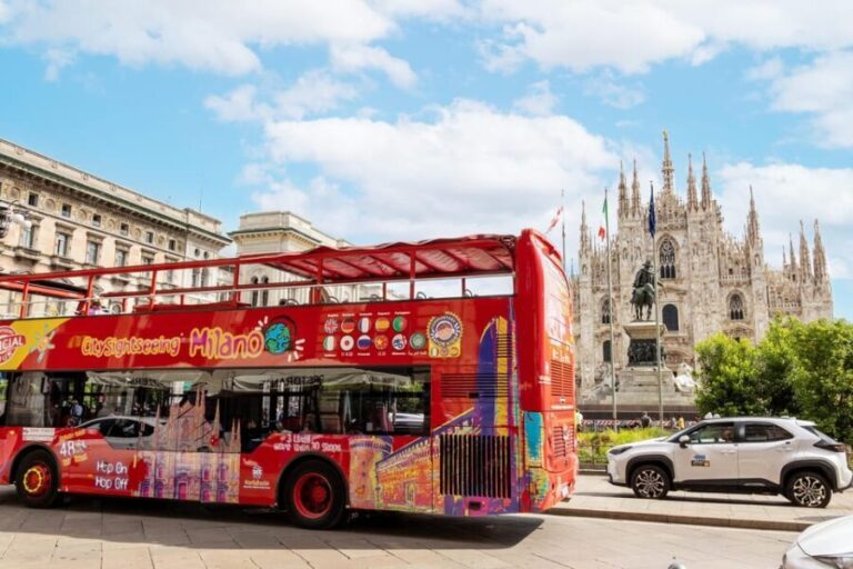 Milan: City Sightseeing Hop-On Hop-Off Bus with Audio Guide - A Closer Look at the Routes and Stops
