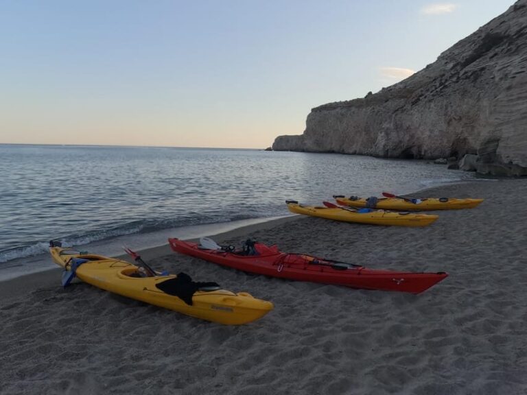 Milos: Romantic Semi Private Sunset Kayaking Tours - The Itinerary: What You’ll Do and See