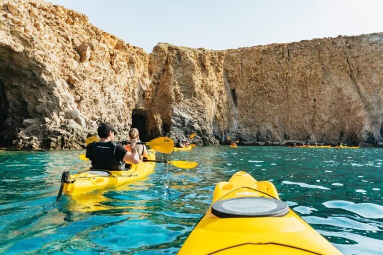 Milos: Tsigrado and Gerakas Beach Kayaking Tour - The Breakdown of the Itinerary
