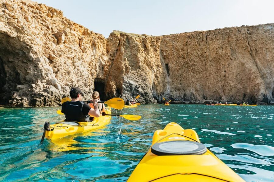 Milos: Tsigrado and Gerakas Beach Kayaking Tour - The Breakdown of the Itinerary