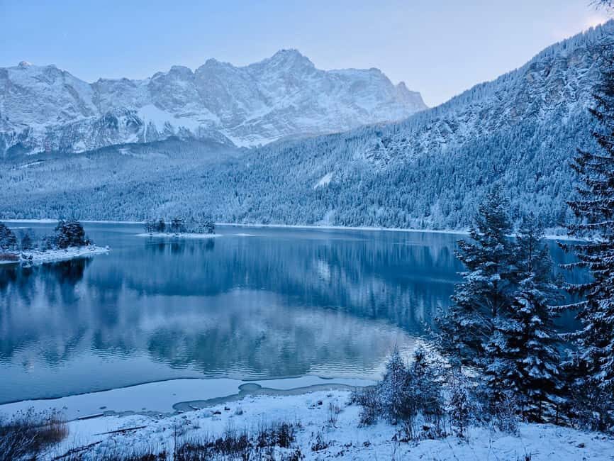 Munich: Eibsee & Zugspitze & Garmisch Private Tour by Tesla - Reaching the Top of Germany: Zugspitze