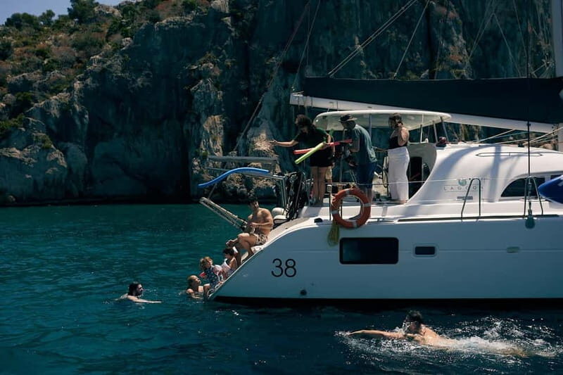 Nafplio: Catamaran Cruise with Meal and Drinks - Exploring Hidden Seaside Spots