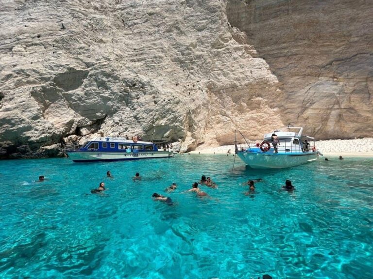 Navagio bay White Beach West Coast Porto Vromi Anafonitria - Setting the Scene: What the Tour Looks Like