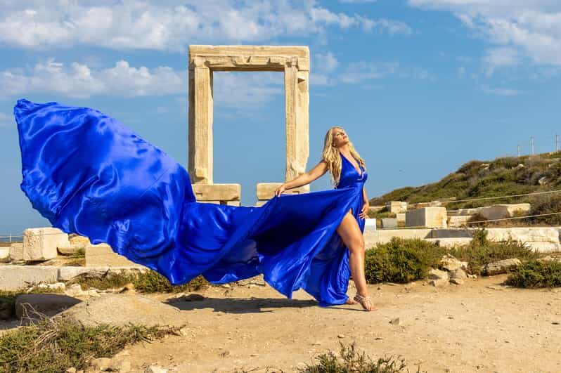 Naxos Flying Dress Photo Shooting - The Itinerary and Locations