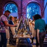 Neon Paint - Painting and Wine in the Dark in Krakow - What You Get for $55