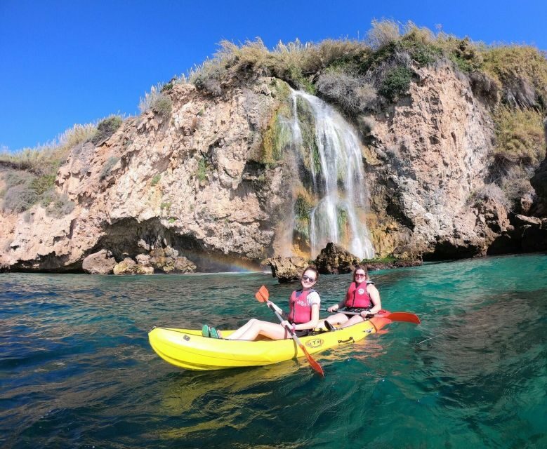 Nerja: Guided Kayak Tour Nerja Cliffs and Maro Waterfall - The Itinerary in Detail