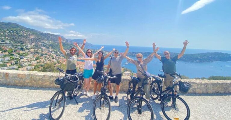 Nice: Panoramic French Riviera E-Bike Tour - Detailed Breakdown of Stops