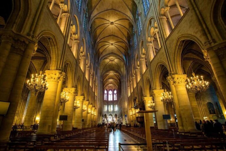 Notre-Dame Interior Highlights with Free Entry (Max 5) - The Optional Seine River Cruise