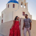 Oia: Couple Photoshoot Seprate Entrance to Blue Dome - Who Will Love This Experience?