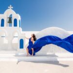 Oia Flying Dress Photoshoot Santorini - The Logistics and Practicalities