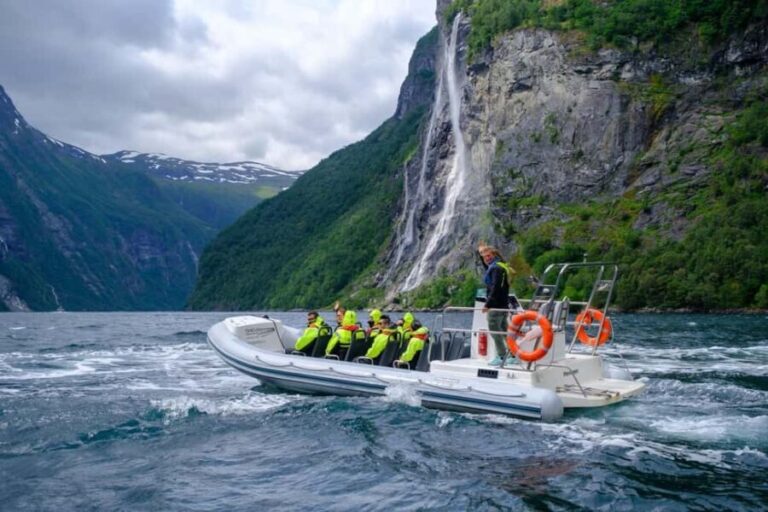 Olden: Bus to Geirangerfjord for RIB Boat Fjordsafari - The Itinerary Breakdown