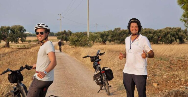 Ostuni e-bike tour. The olive trees and a local oil mill - The Scenic Ride in Coastal Dunes Regional Park
