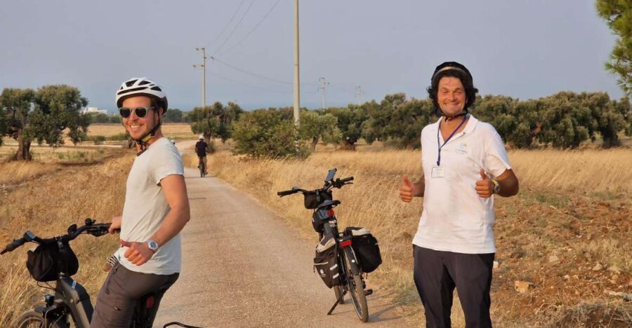 Ostuni e-bike tour. The olive trees and a local oil mill - The Scenic Ride in Coastal Dunes Regional Park