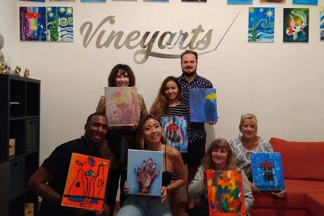 Paint & Sip in a 17th-Century Palazzo with Wine & Pizza - The Creative Process and Support