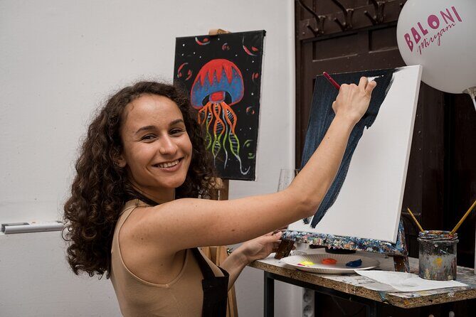 Painting party at Art Bottega - Paint & Wine Studio in Rijeka - The Painting