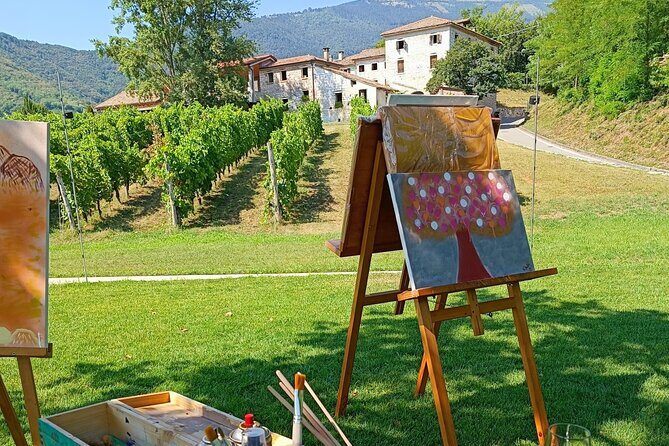 Painting session in the vineyard and Prosecco DOCG tasting - The Sum Up
