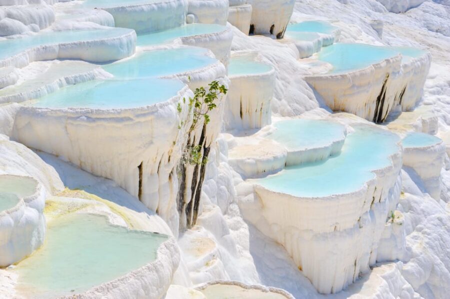 Pamukkale Day Tour from Kusadasi with drop-off in Antalya - Pamukkales Natural Beauty: The Travertines