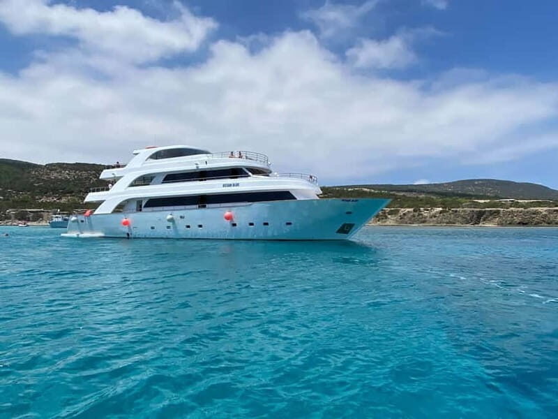 Paphos: Blue Lagoon Cruise-BBQ Lunch, Open Bar, Slide - The Vibe on Board