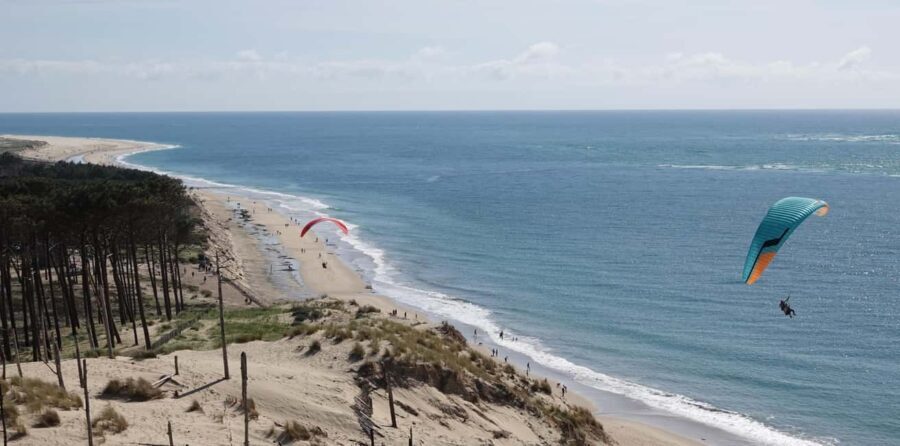 Paragliding initiation at the Dune du Pilat