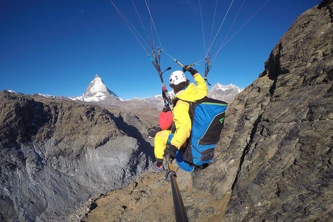 Paragliding mountain flight - The Experience Through the Eyes of Others